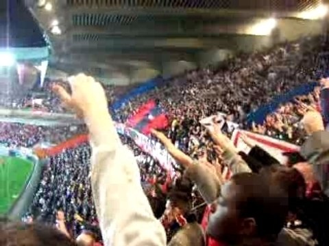 psg / benfica echange auteuil rouge bleu