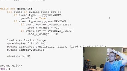 ---Pygame (Python Game Development) Tutorial - 10 - More User Control