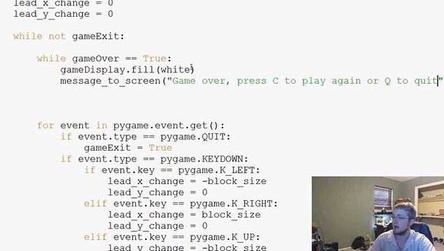 -Pygame (Python Game Development) Tutorial - 15 - Game Over Functionality