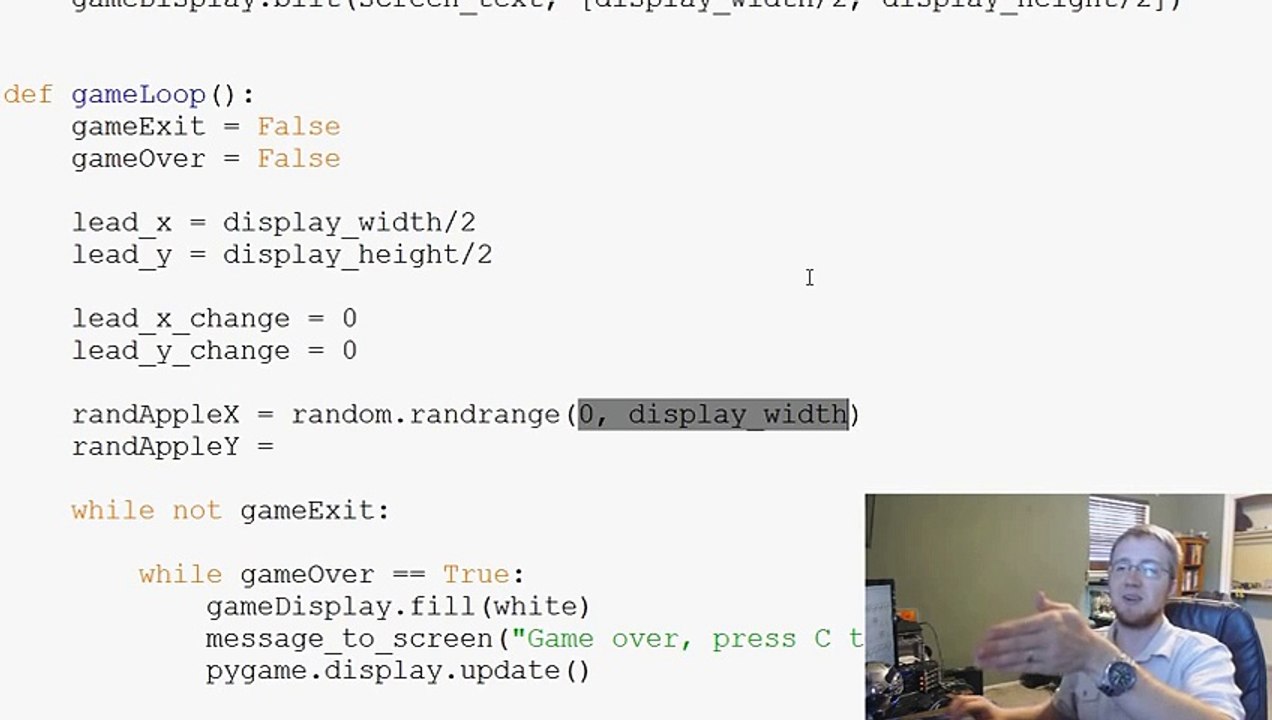 ---Pygame (Python Game Development) Tutorial - 16 - Adding an Apple