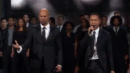 Oscars 2015- John Legend and Common performance