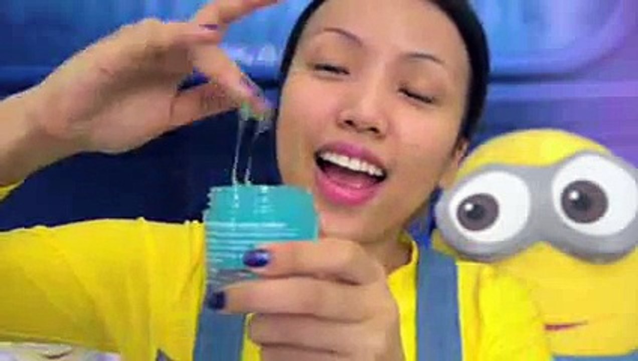 Yellow and Purple Minion Halloween Make-up Tutorial