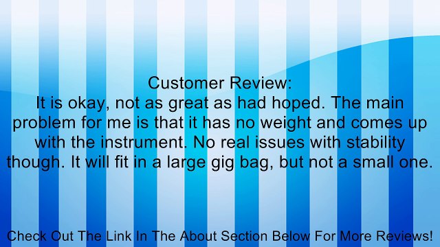 Peak Music Stands D-10 Dome Guitar Stand for Electric and Acoustic Guitars Review