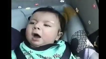 Baby has a hilarious reaction to going through a tunnel