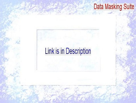 Data Masking Suite Download - Instant Download [2015]