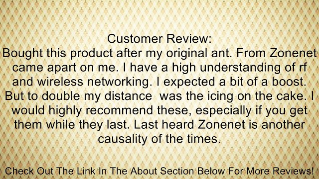 Zonet Zwa1007 Wireless Antenna 7Dbi Omni Directional Rp-Sma Review