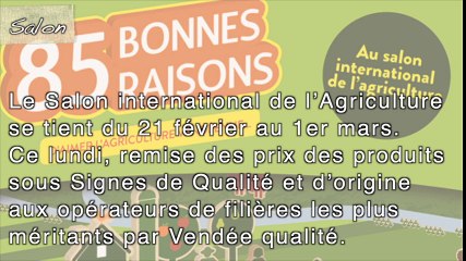 Le #FlashAgri85 du lundi 23 février 2015