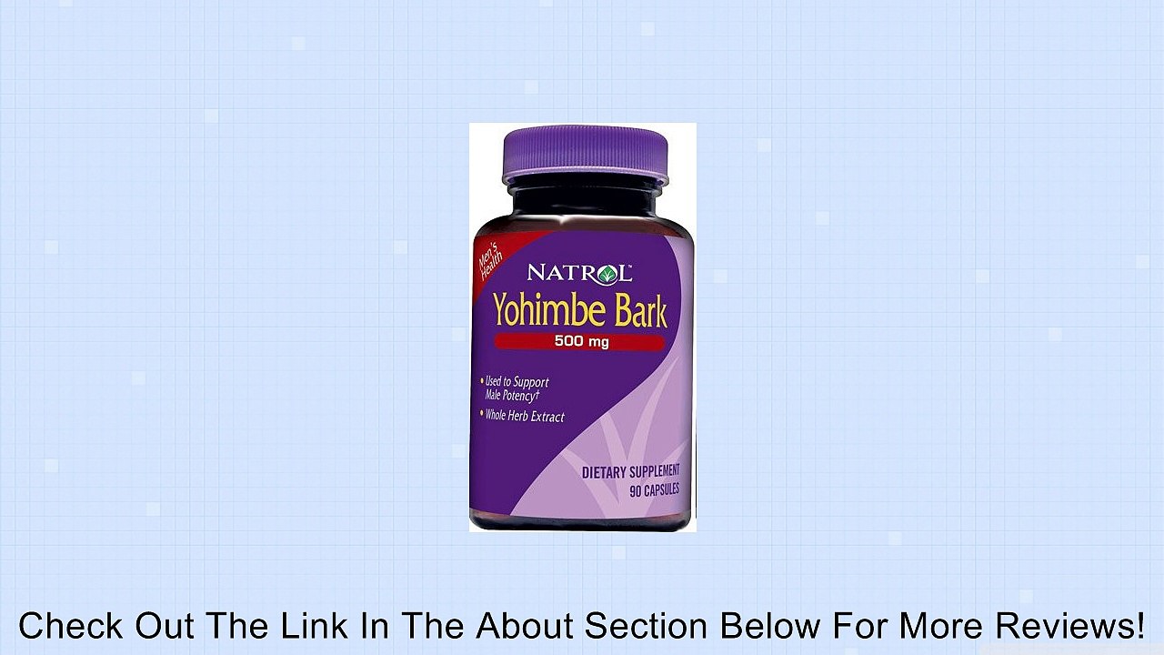 Yohimbe Bark - 500 mg, 90 Capsules Review