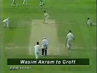Wasim Akrams amazing swinging delivery