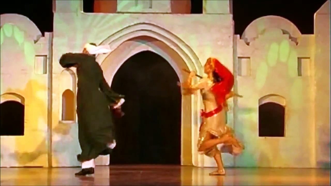 Saidi belly dance with stick - Amira Abdi and Magdy el Leisi