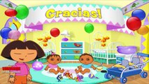 Dora the explorer Game - Dora Playtime With Twins Babysitting Game - Free  games online