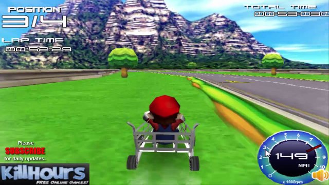 Super Mario Games - Super Mario cart racing game - Free games online