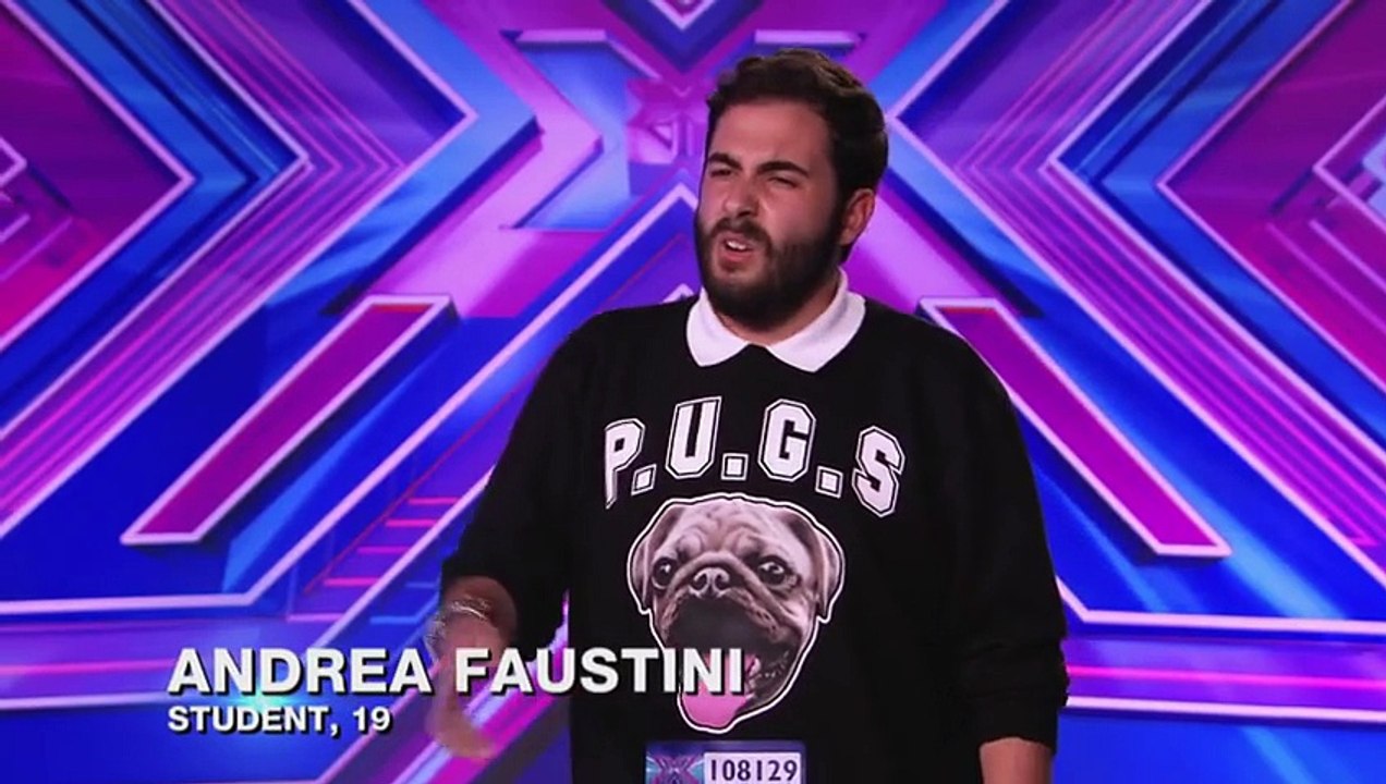 Andrea Faustini sings Jackson 5's Who' Lovin You   Room Auditions Week 1   The X Factor UK 2014