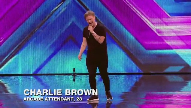 Charlie Brown sings Stevie Wonder's All I Do Arena Auditions Wk 1 The X Factor UK 2014