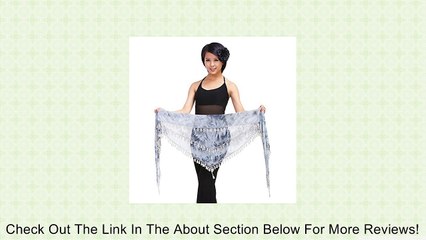 AveryDance Tribal Belly Dance Tie-Dye Triangle Chiffon Hip Scarves Review