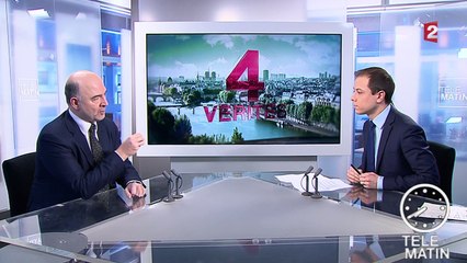 Les 4 Vérités - Pierre Moscovici : la Grèce doit rester dans la zone euro