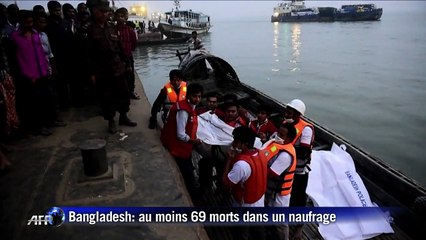 Bangladesh: au moins 69 morts dans un naufrage