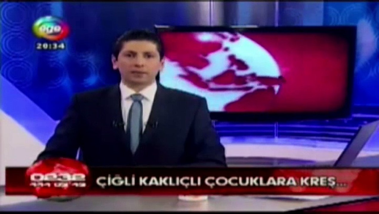 Ege Tv'de yayınlanan '' Çiğli Belediyesi'nden çocuklara kreş hizmeti '' haberi.
