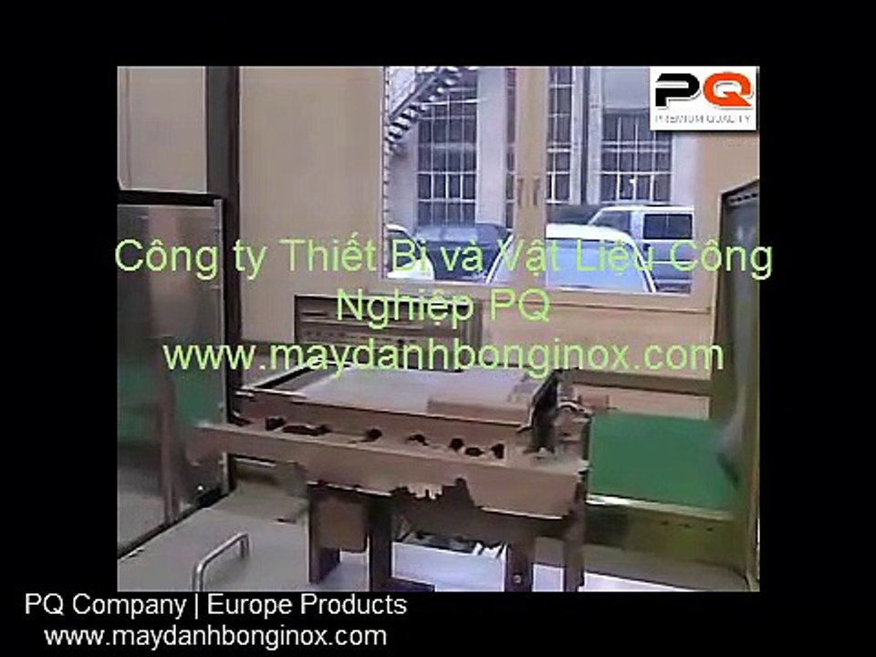 Máy đánh bóng rô bốt tự động đánh bóng inox. www.maydanhbonginox.com