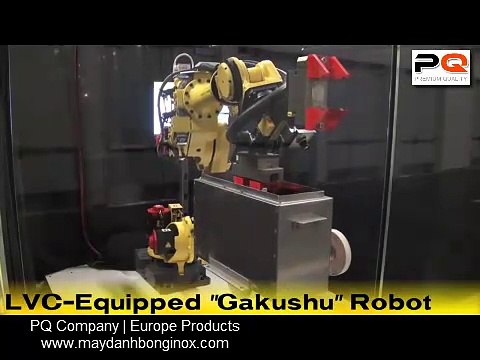 Máy đánh bóng rô bốt tự động, cánh tay rô bốt tự động www maydanhbonginox com