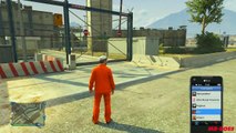 GTA 5 Online: Bank Heist Preparation - EPIC Prison Break & Train Escape! (GTA V)