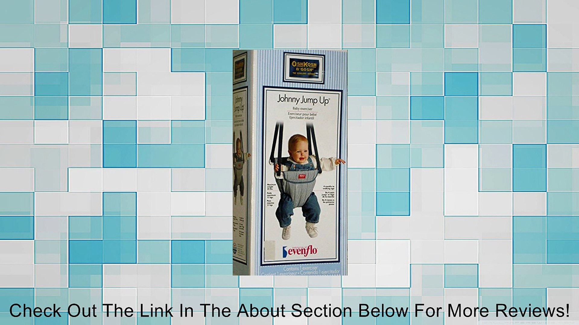 Oshkosh Johnny Jump Up Baby Exerciser By Evenflo Review Video Dailymotion