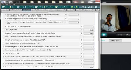 1047( Income tax ) How is Total income computed  (Concept )