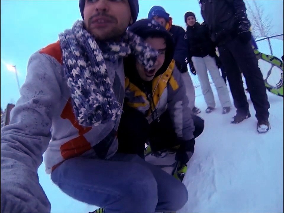sledding at College Heights PG