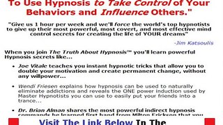 Truth About Hypnosis Reviews Bonus + Discount