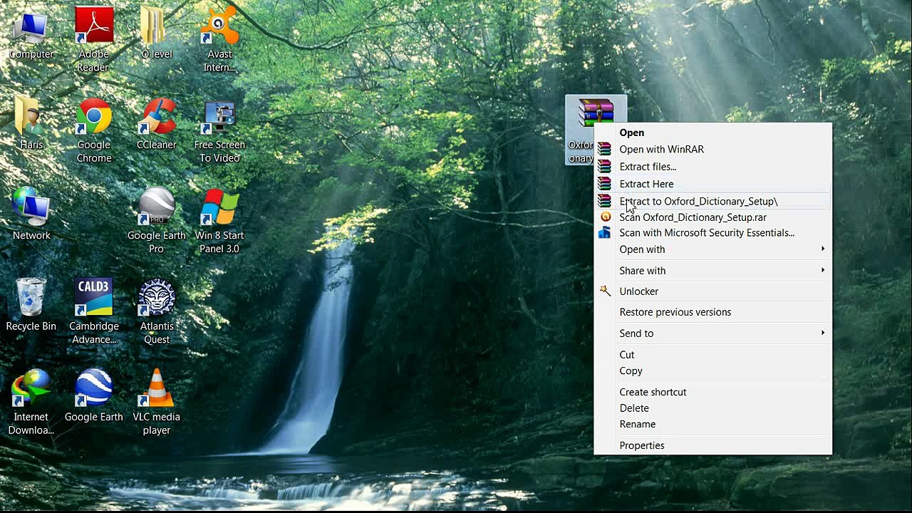 How to install Oxford Advanced learners Dictionary 8th edition