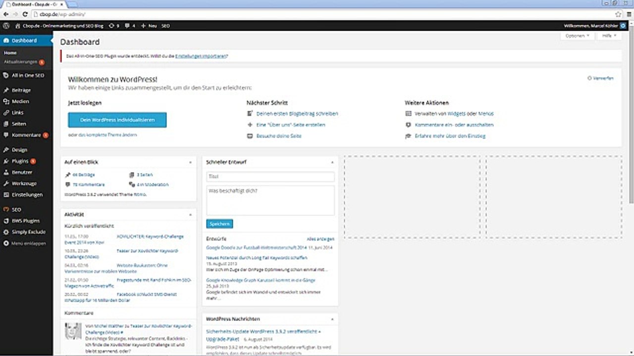 WordPress Kommentarfunktion deaktivieren [Tutorial] HD