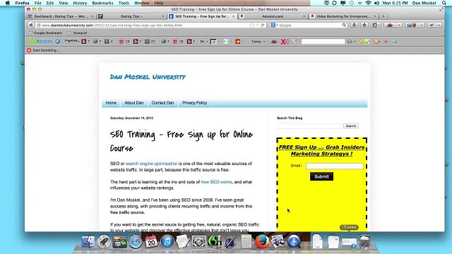 WordPress Menu Tutorial