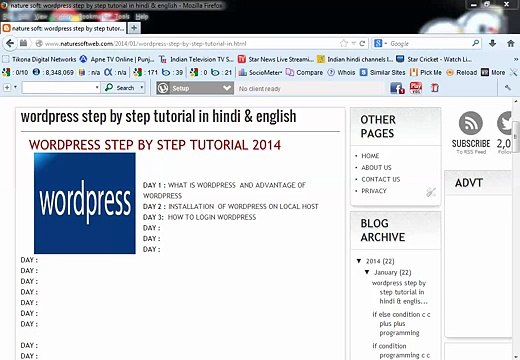 wordpress step by step tutorial 2014 wordpress development website development basic website