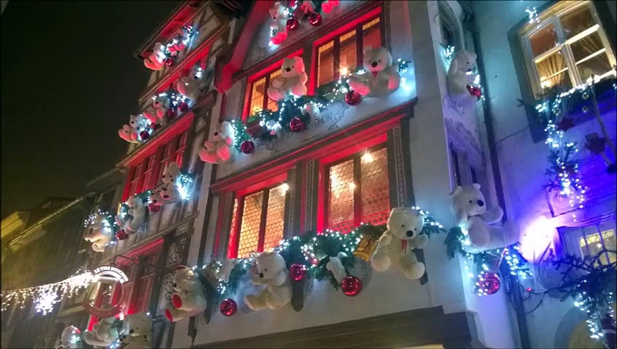STRASBOURG CAPITALE DE NOEL, ILLUMINATIONS DE LA VILLE, DECEMBRE 2014