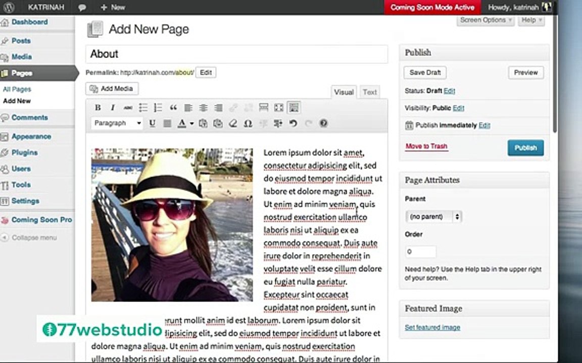 WordPress Tutorial For Beginners Create A Website & Get Online - Today!