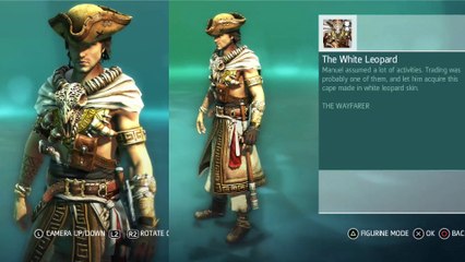 The White Leopard AC Wayfarer customization Midnight costume AC4 Multiplayer characters