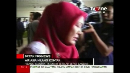 Un avion d'Air Asia disparaît avec 162 personnes à son bord