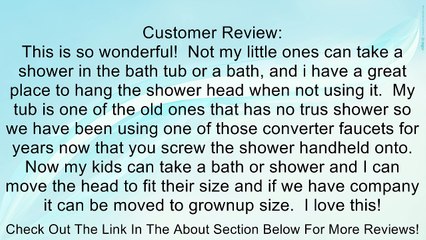 Mommy's Helper Safer Grip Portable Shower Arm Review