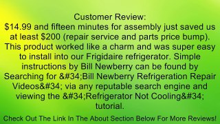 Frigidaire Refrigerator Evaporator Fan Motor 5304445861 Review