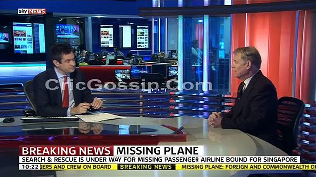 Air Asia Flight QZ 8501 Missing After The Take Off - Sky News BBC Report