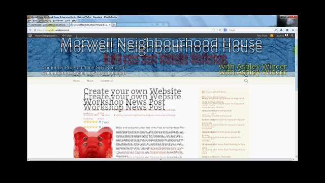 WordPress Tutorial Widgets for your WordPress.COM Website
