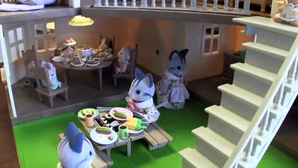 シルバニアファミリー あかりの灯る大きなお家  Miniature   Dollhouse
