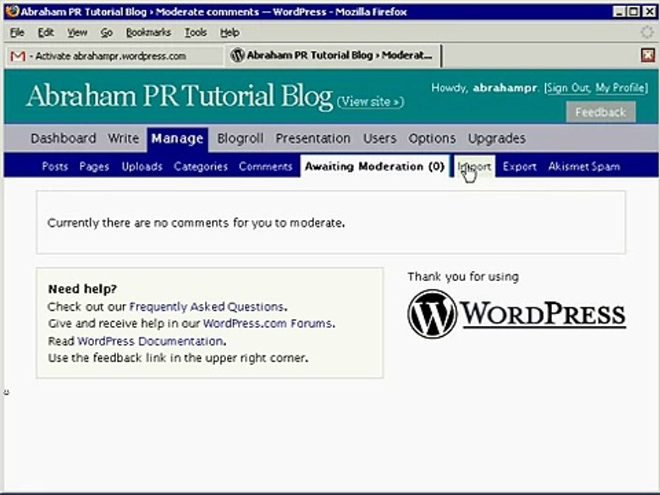 WordPress.com - Step-by-Step Tutorial on How to Blog