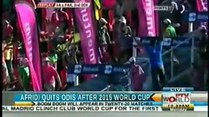 Afridi Announce To Retire From ODI Cricket Latest News Today December 28_ 2014