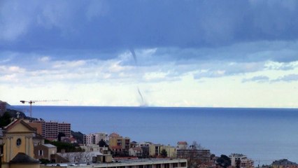Trombes d'eau au large de Bastia