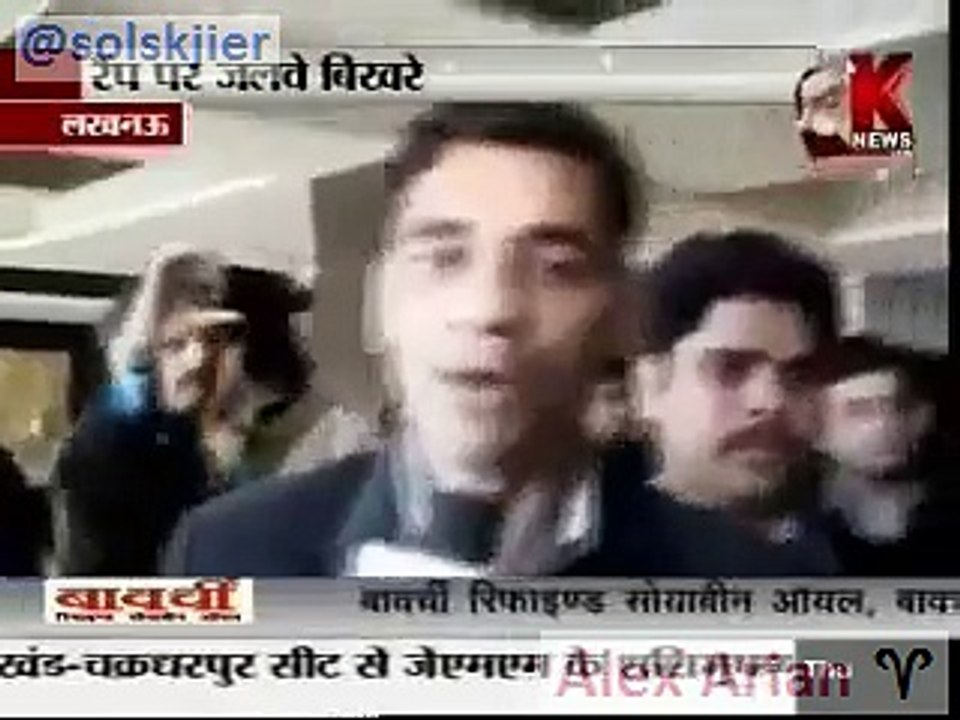 Gauahar Speaking on KNews for a Fashion Show in Lucknow.mp4