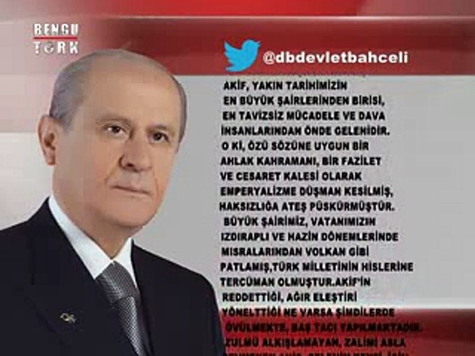 DEVLET BAHÇELİ'DEN AÇIKLAMA - 28.12.2014