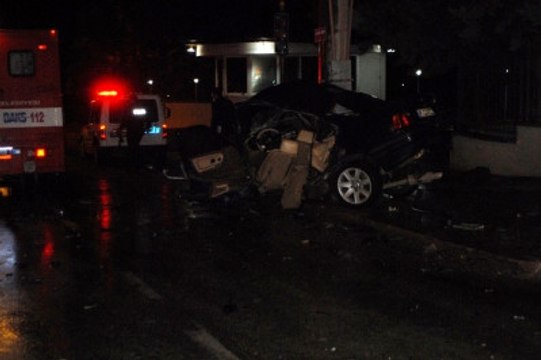 Aşırı Hız Ölüm Getirdi: 1 Ölü, 2 Yaralı