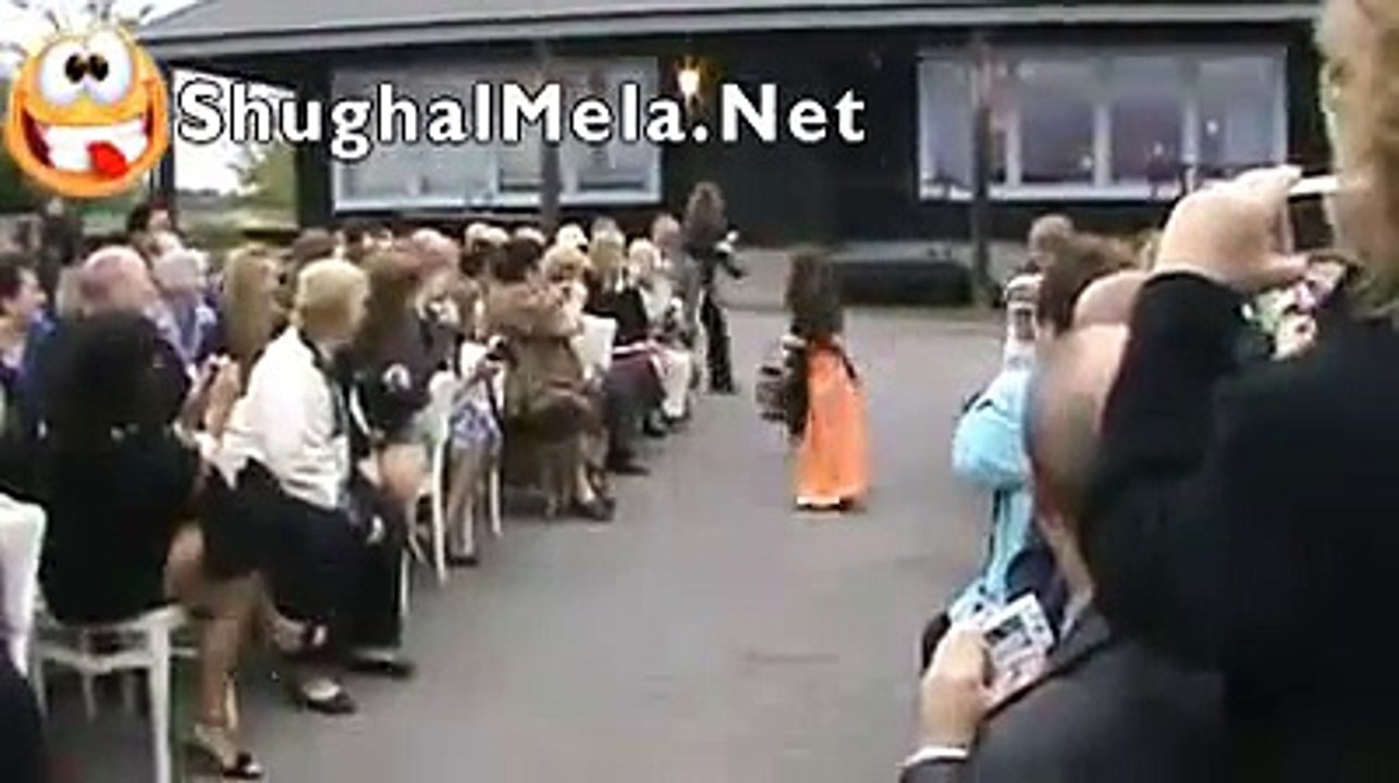 Funny Flower Girl