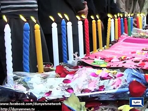Peshawar People continue to visit APS on day 12 to hold vigil in remembrance of martyrs